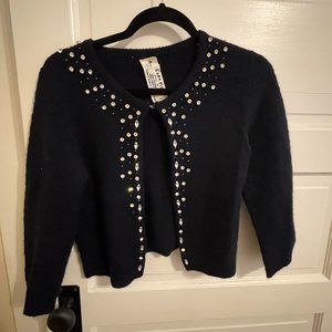 Ezra Fitch Cashmere Navy Sweater